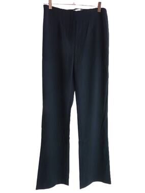 NWT Abercrombie and Fitch Black Pant Trousers 4L 27 Long High Rise Slim Boot